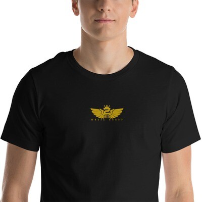 Stitched 2Fly Chest Piece Short-Sleeve Unisex T-Shirt