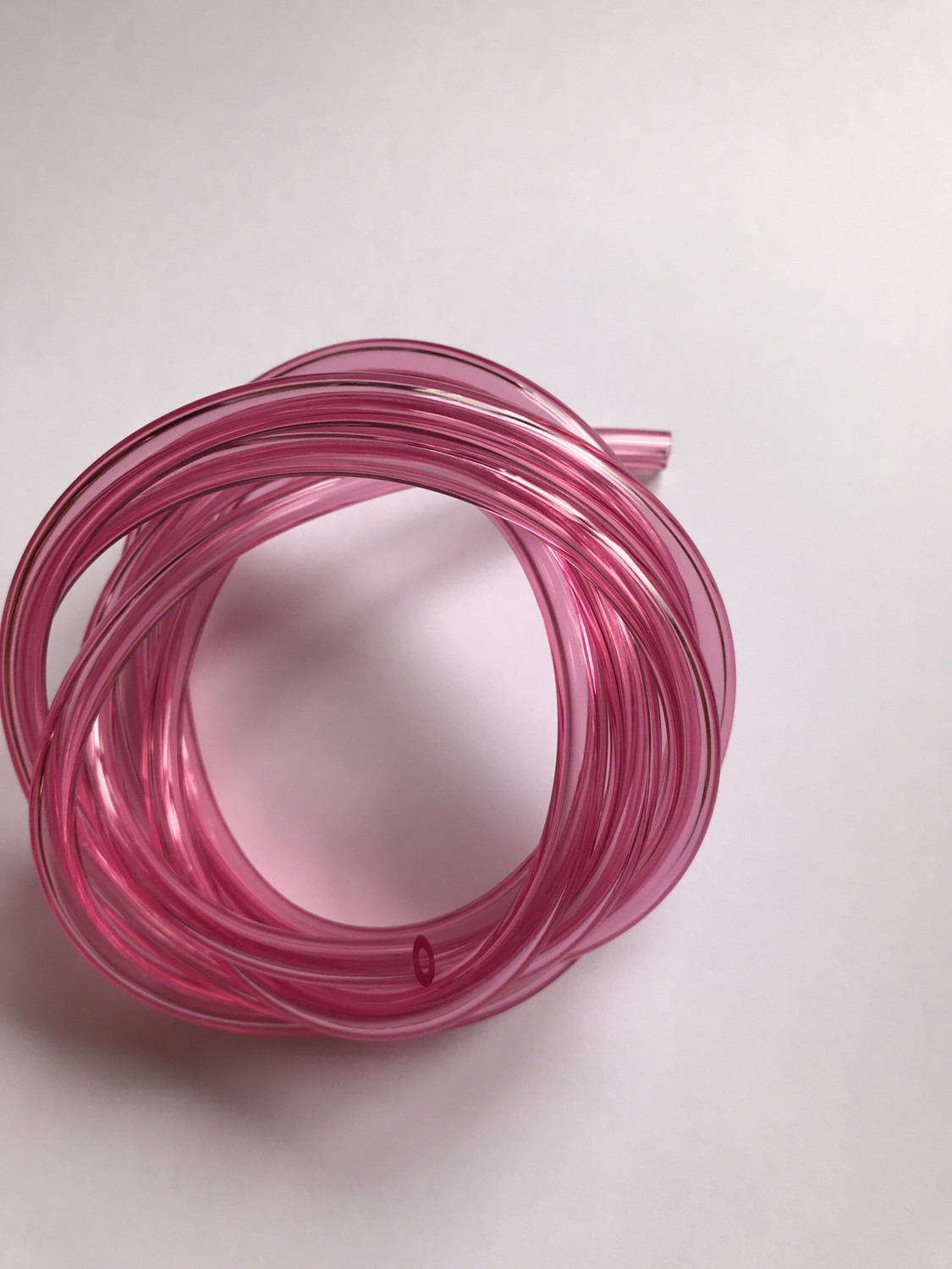 High Flow Tygon Fuel Line (Clear Red/pink) 
