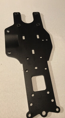 Baja Rear Chassis Plate Black