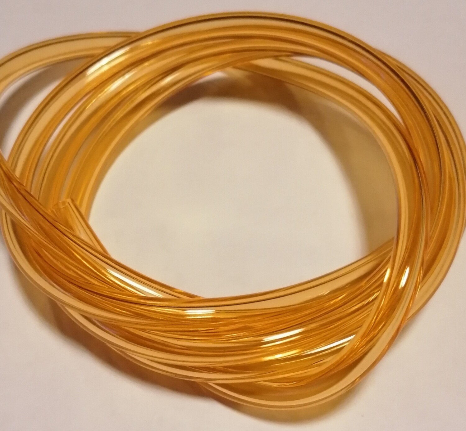 High flow tygon fuel line (clear orange)
