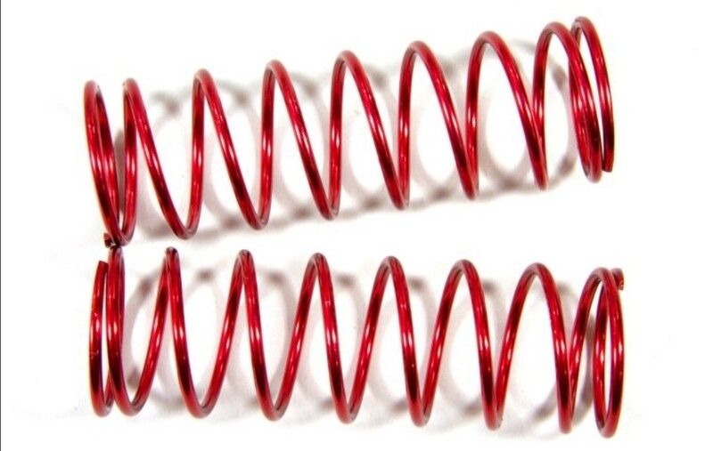 Losb2971 Losi rear Springs 9.3 lb Rate, Red (2) - 5ive-T