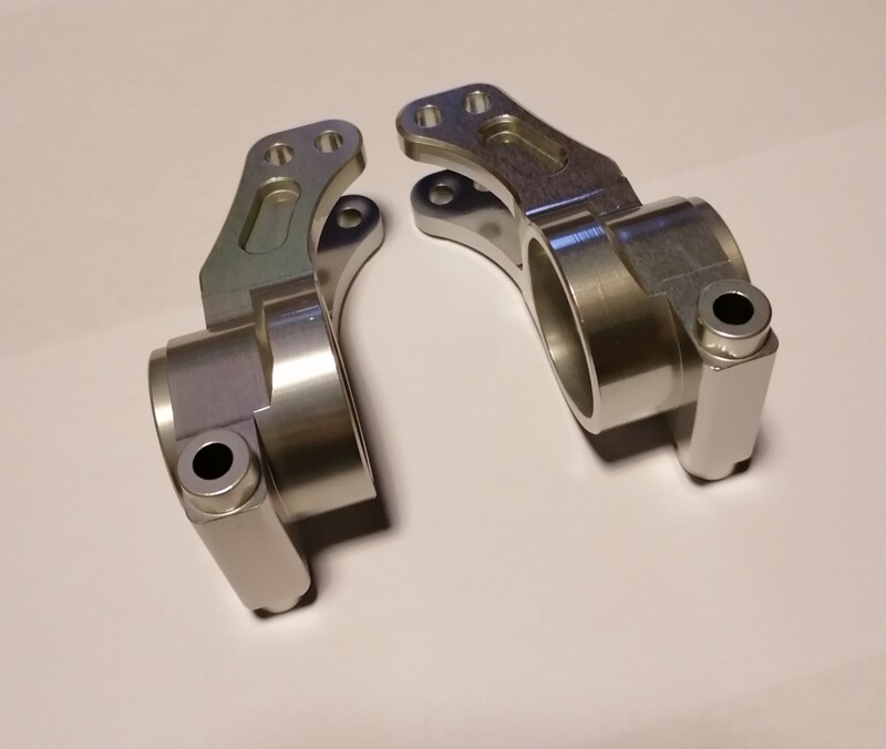 Losi 5ive rear alloy hub carriers