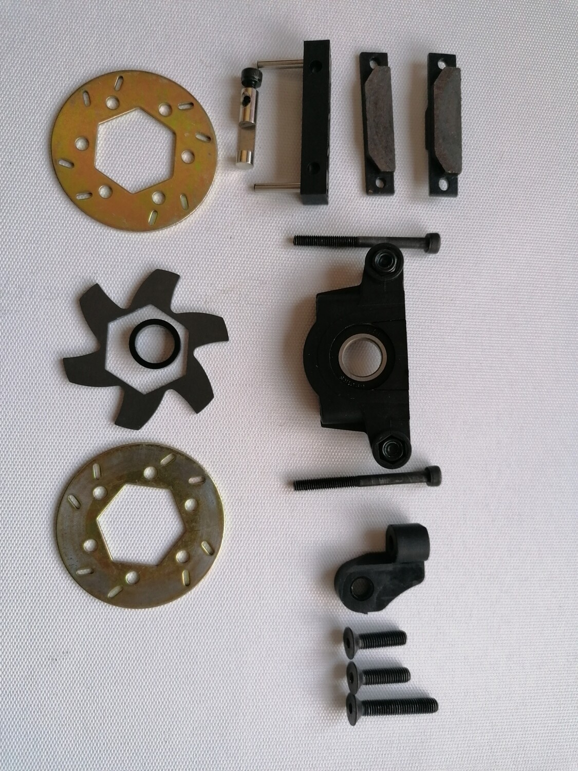 Baja brake kit pads, disks, spacers, bearings