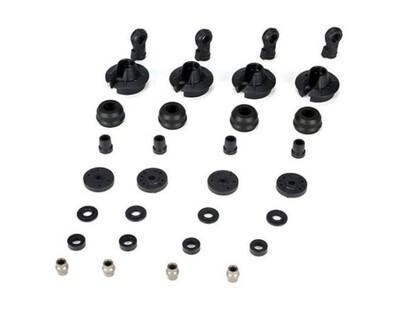 Losb2855 Losi 5ive shock plastics & balls (4)