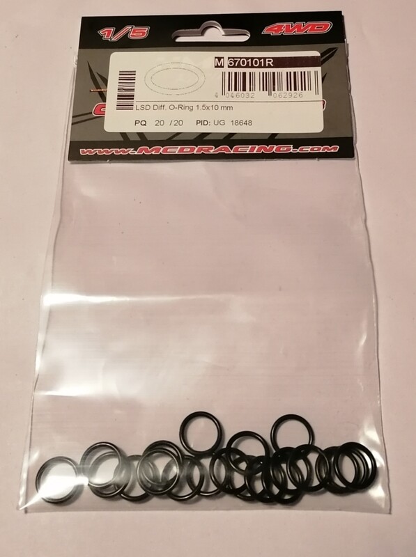 Mcd 670101r lsd Diff o ring 1.5x10mm qty20