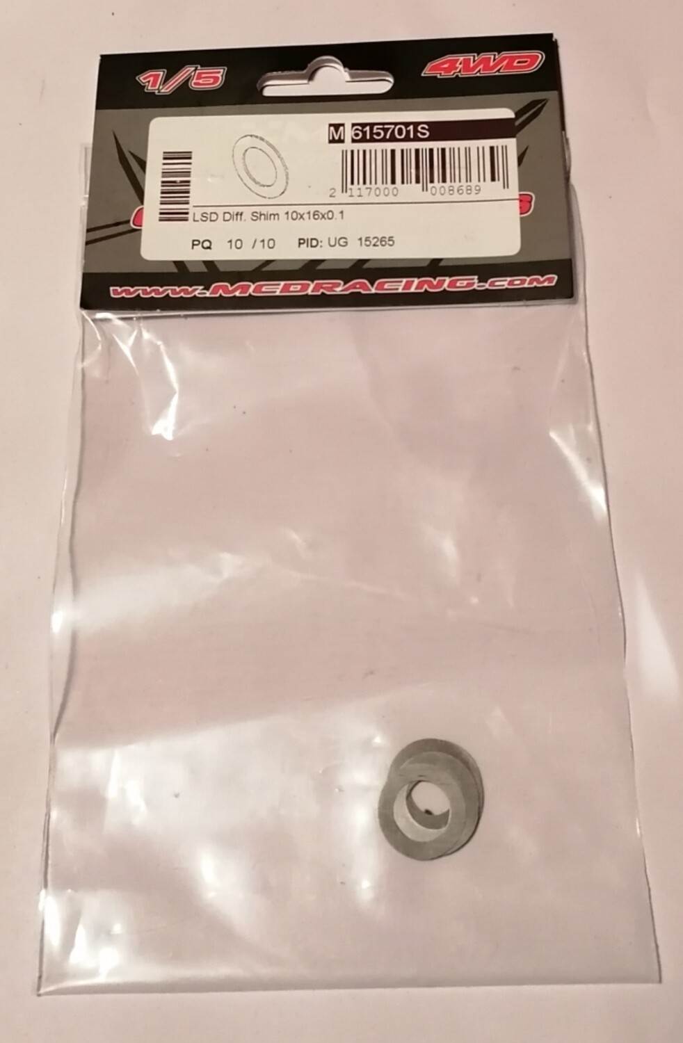 Mcd 615701s lsd Diff shim 10x16x0.1 qty10