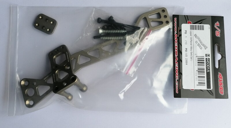 Mcd 445301a alloy front upper chassis stiffener set
