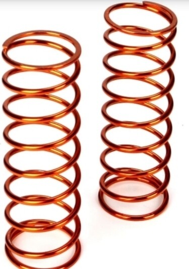 Losb2973 losi 5ive 10.7lb rear orange springs