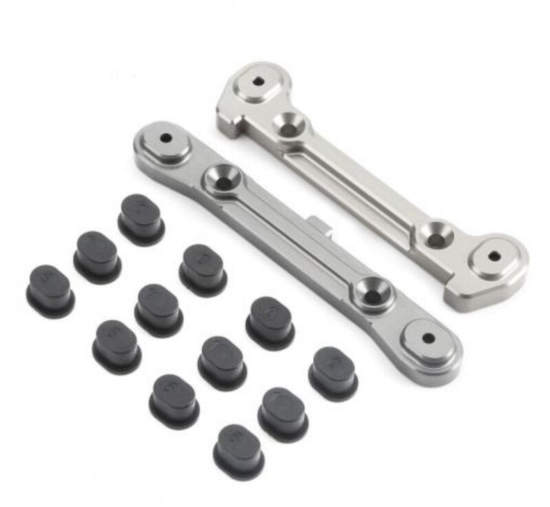 Tlr254001 losi 5ive T b 2.0 adjustable rear hinge pin braces with inserts