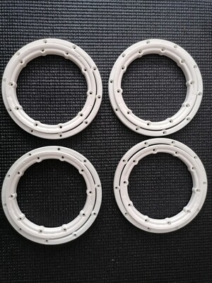 Wheel beadlocks white nylon HD Wheel beadlocks white nylon HD