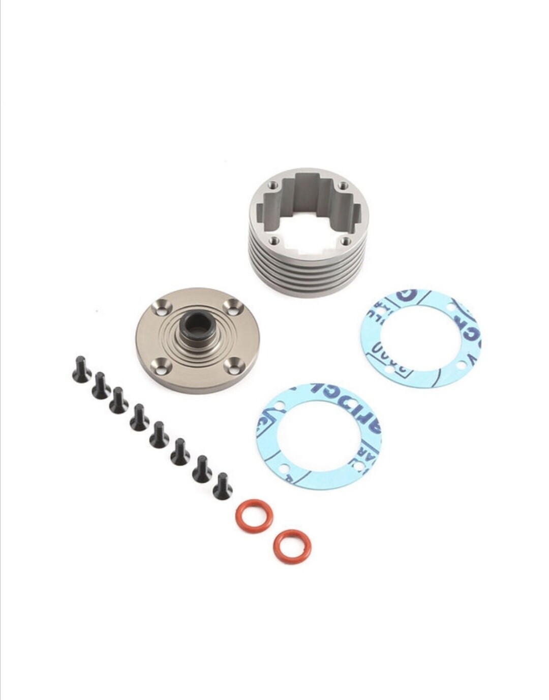 Tlr252010 losi 5ive diff housing set alloy 5b 5t mini