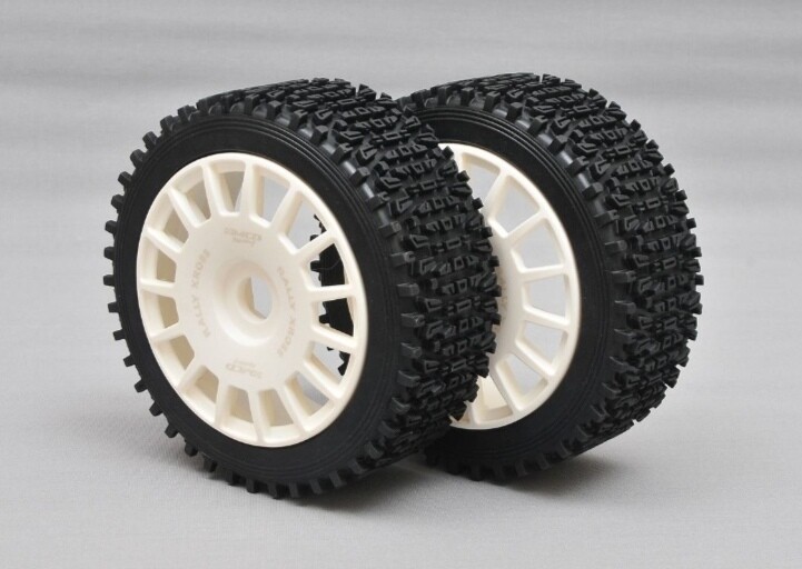 MCD 100236x Racing Dirt-Xross Rally Tyre and Wheel. 2pcs