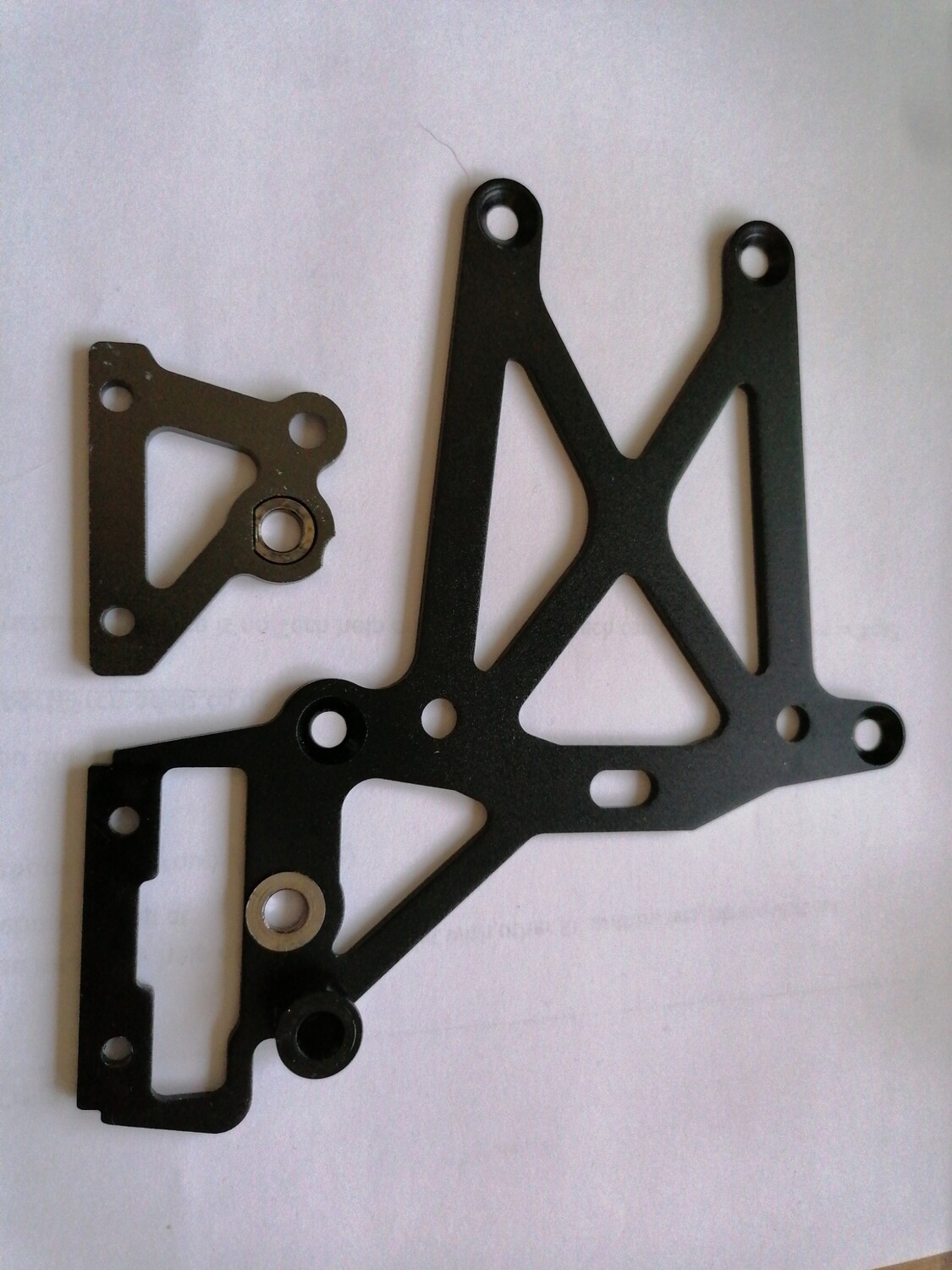 Baja trans top plate with brake plate