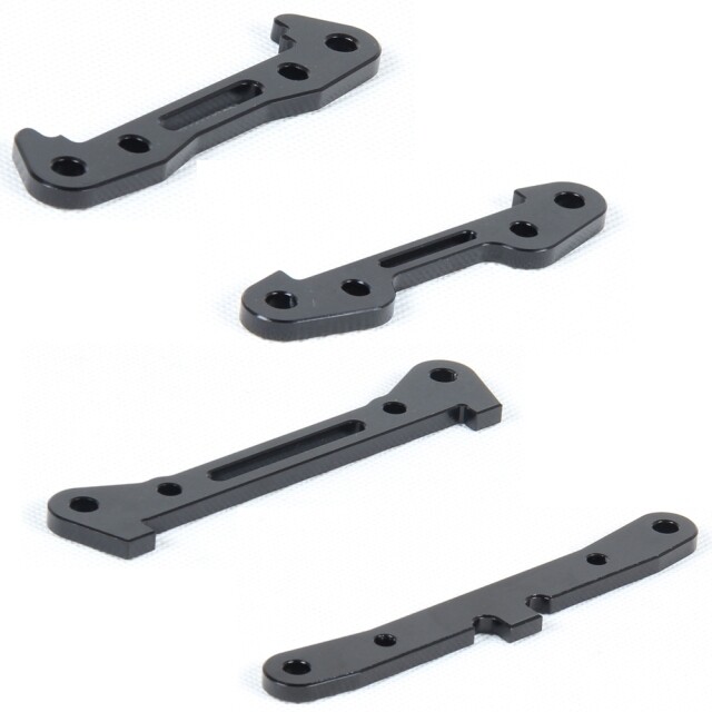 Losb2078f losb2078r front and rear hinge pin braces 3 deg toe 2 deg anti-squat