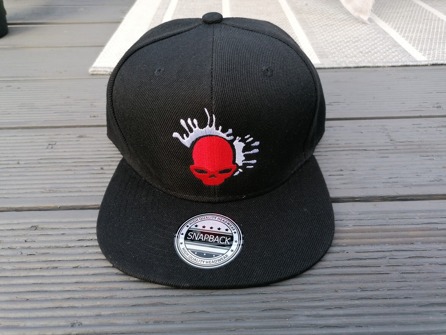 Ccr logo embroidered caps (flat peak)