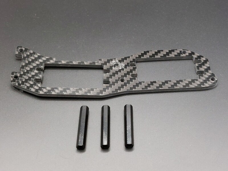 Hobao Hyper 7 Tq2 Carbon Fibre nitro servo tray