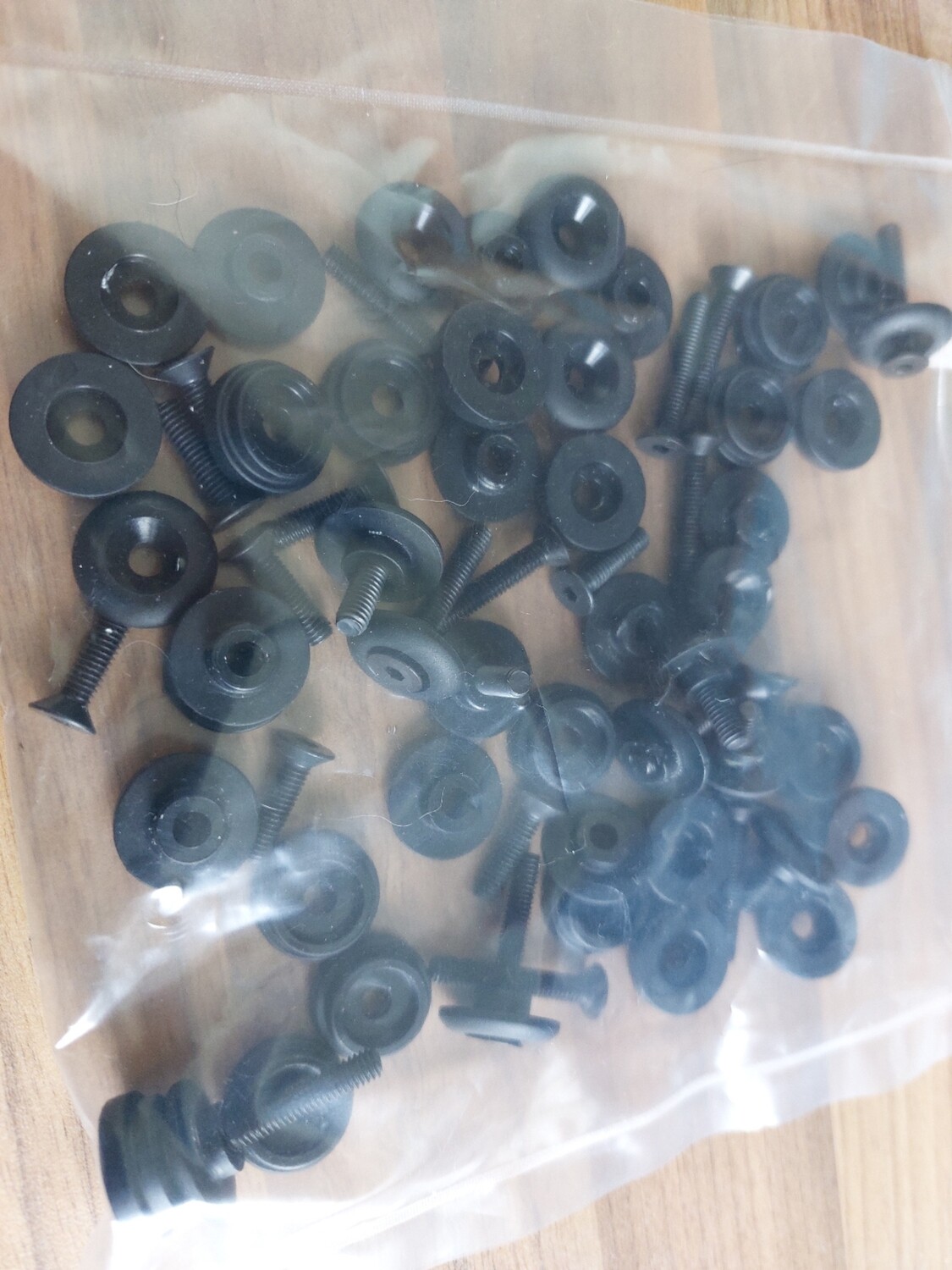 Genuine Losi 5ive T body washers and cage cups removed