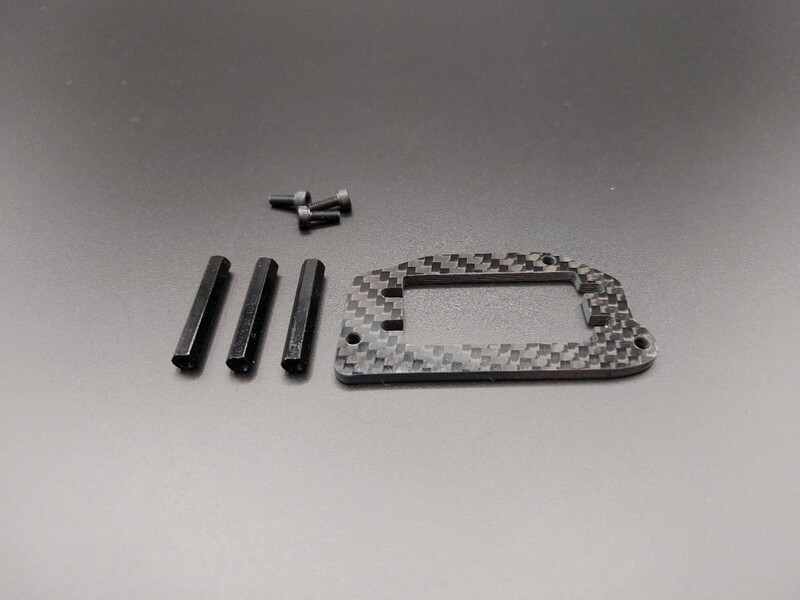Hobao hyper 7 Tq2 brushless conversion carbon fibre servo tray