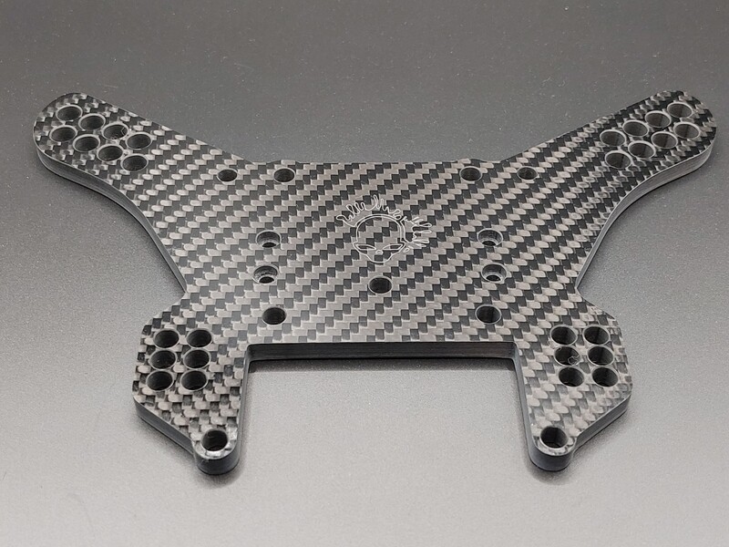 Ccr Losi 5ive T B Carbon Fibre v2  rear shock tower mcd buggy spoiler type