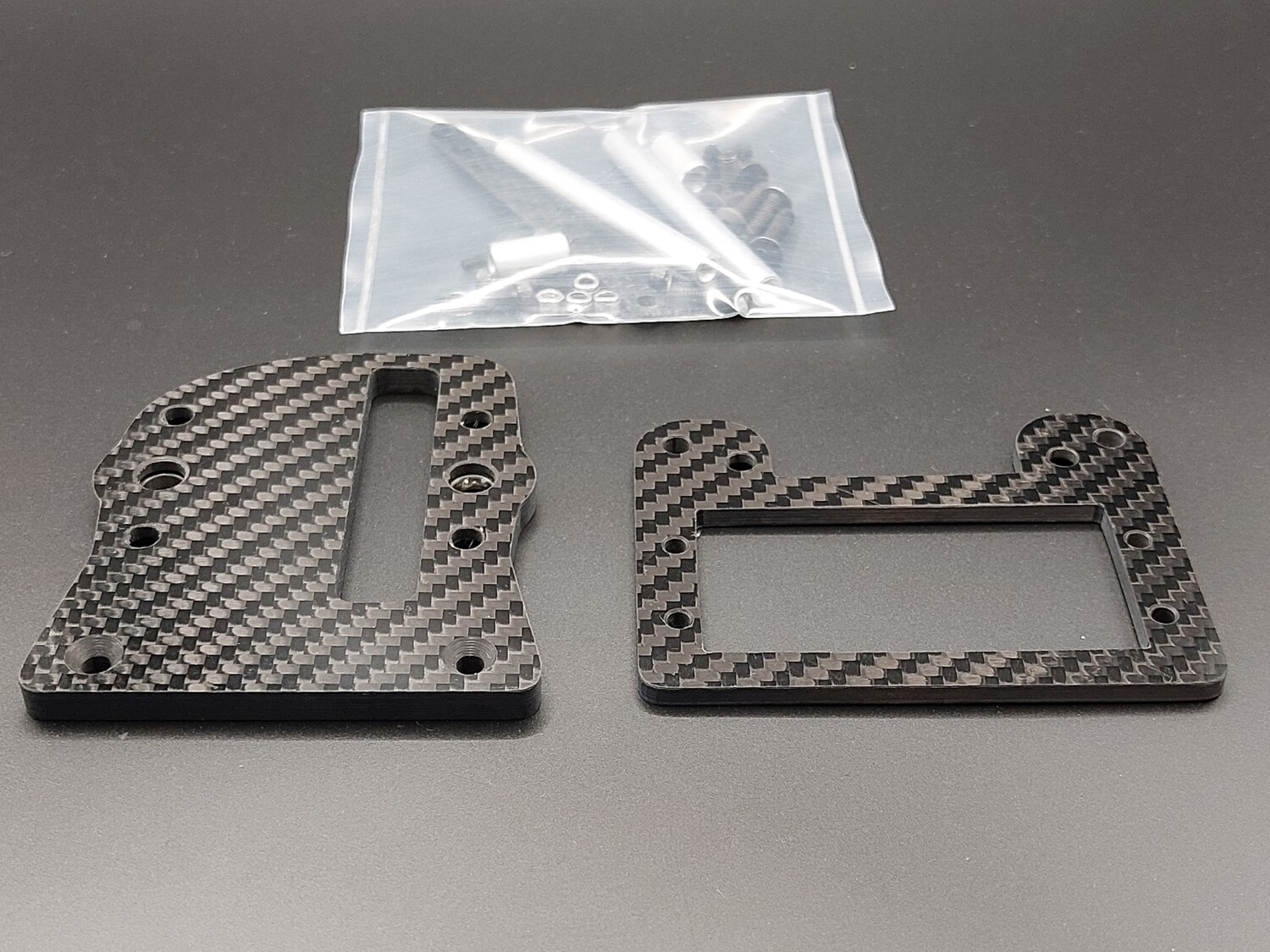 Ccr carbon fibre centre diff tower top servo tray Losi 5ive T 2.0 only SMART SYSTEM 