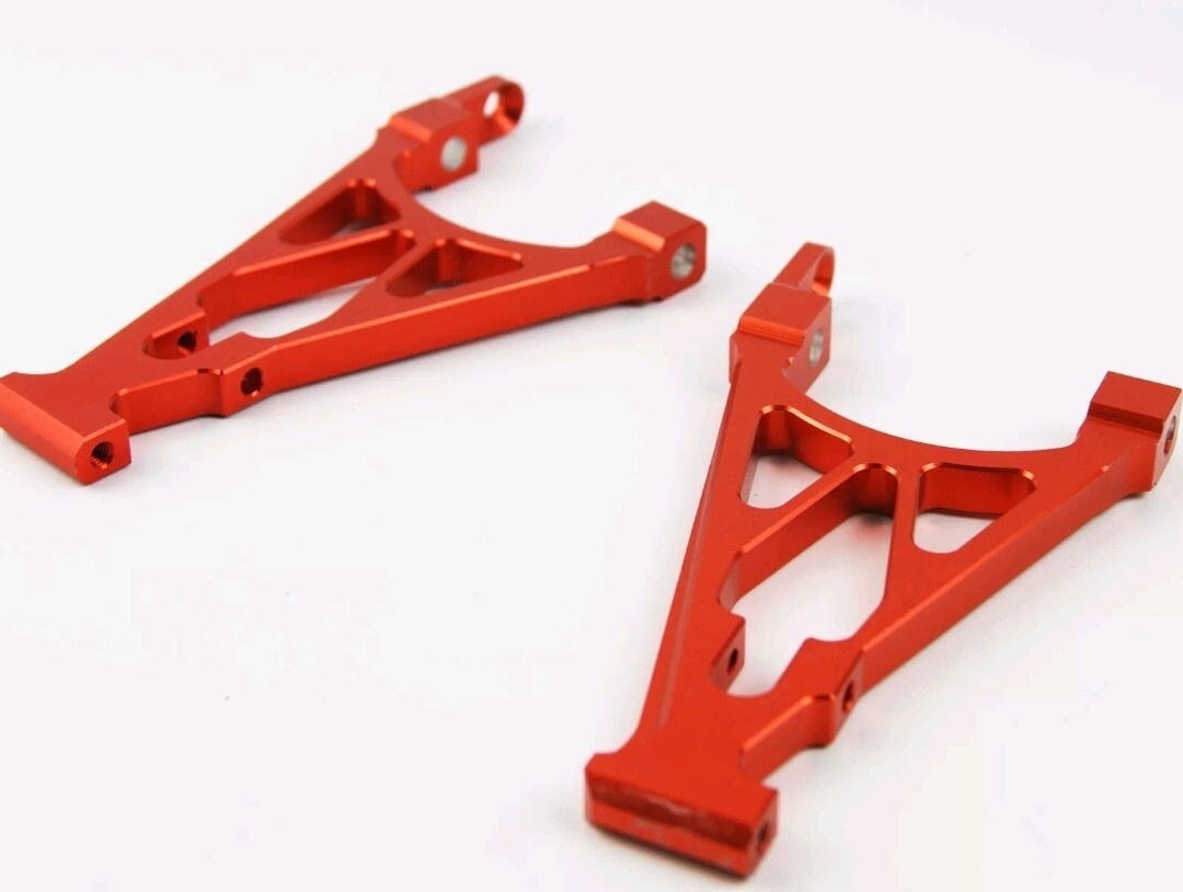 Baja alloy rear shock towers orange
