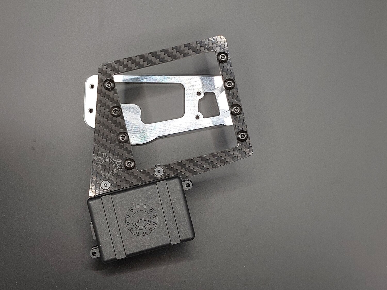 CCR Losi 5ive T 2.0 twin angular servo tray with carbon fibre top SMART SYSTEM 