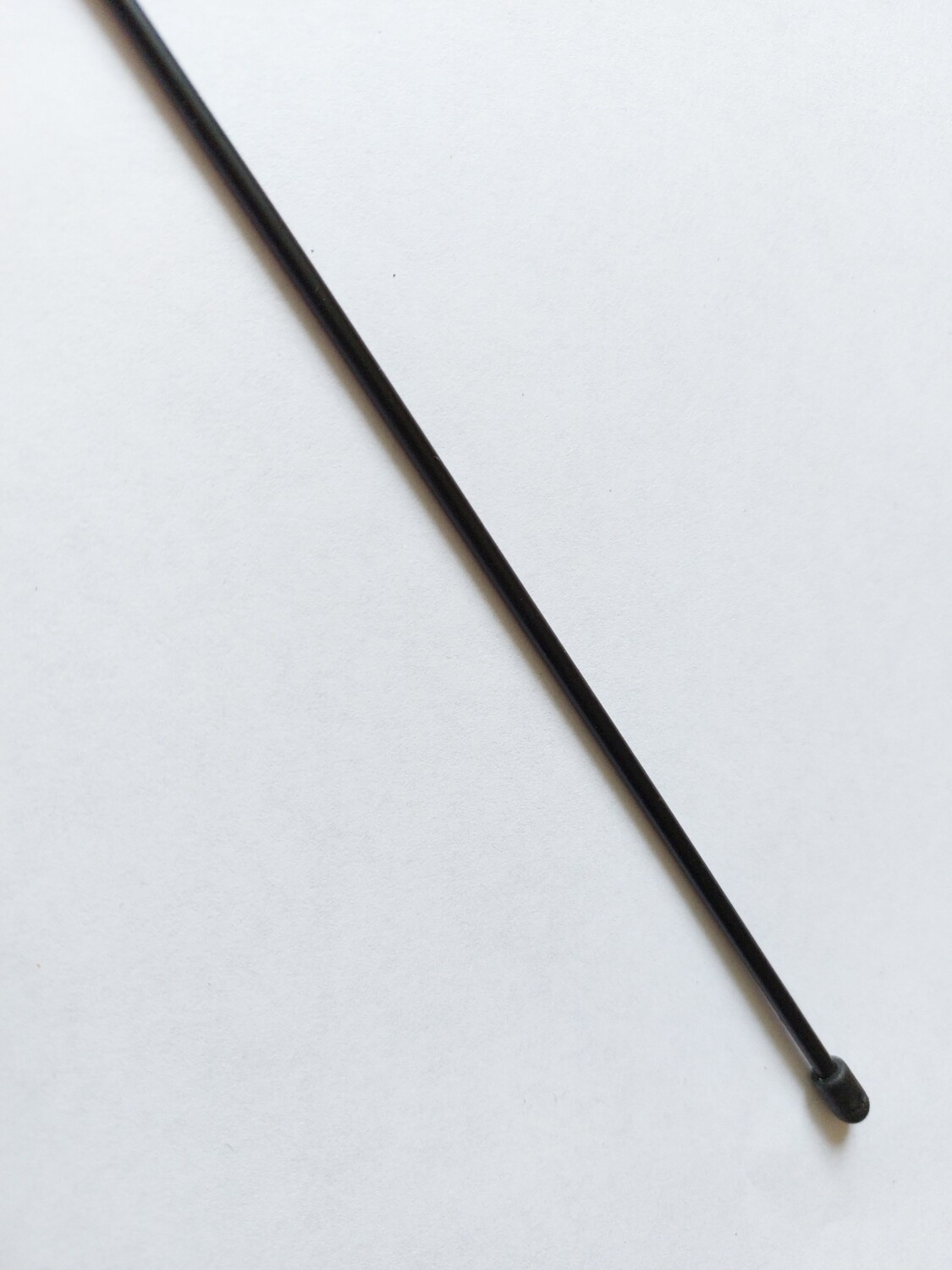 Black antenna tube with tip