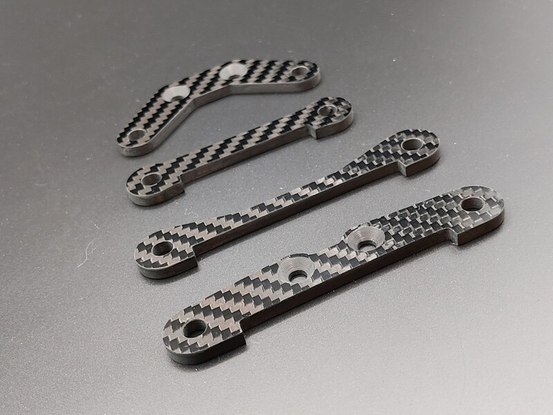 CCR Baja carbon fibre hinge pin brace set