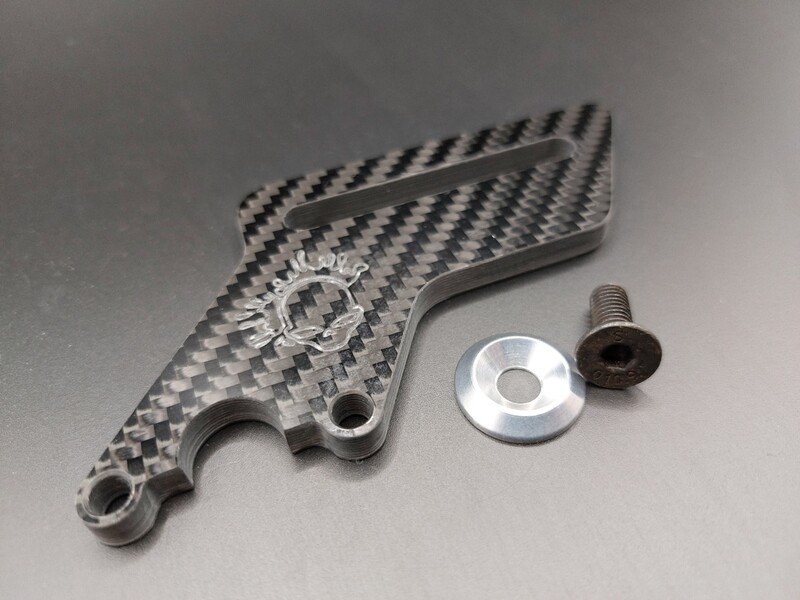 Carbon fibre Losi 5ive T mesh plate Carbon fibre Losi 5ive T mesh plate