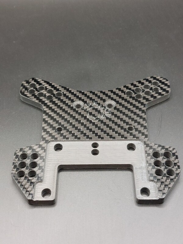 CCR CARBON FIBRE MCD W5 RR5 V2 FRONT SHOCK TOWER CCR CARBON FIBRE MCD W5 RR5 V2 FRONT SHOCK TOWER