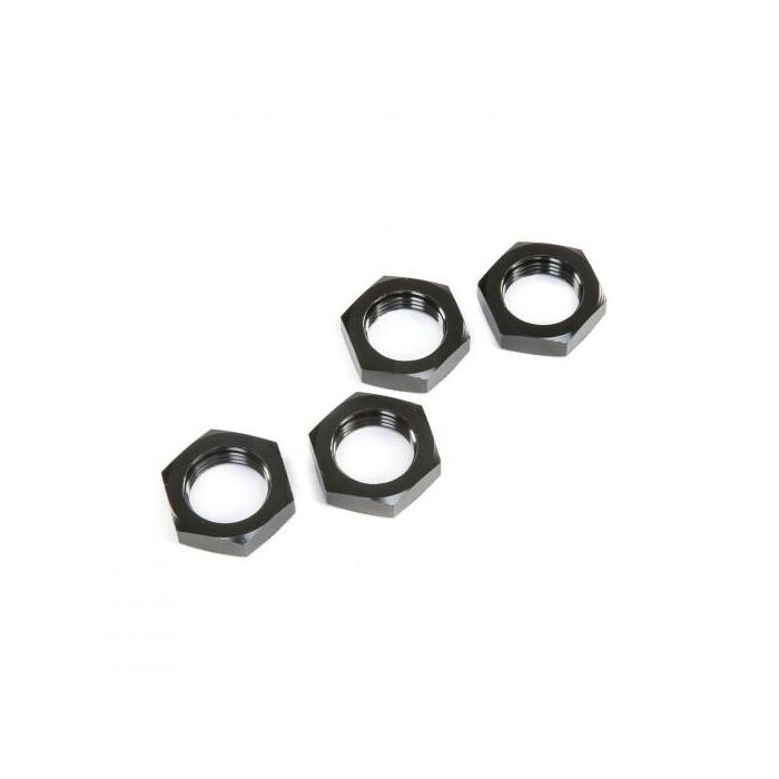 los252098 Losi 5ive T 2.0/v1 black wheel nuts 4qty