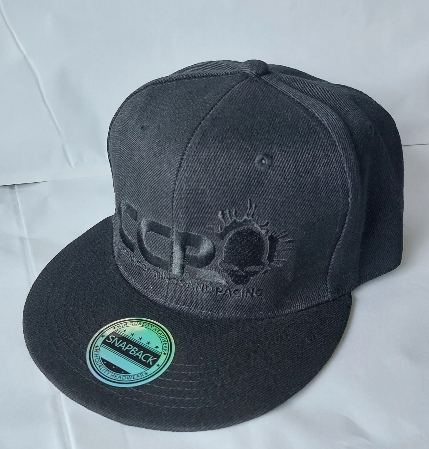 Ccr logo embroidered caps (flat peak)