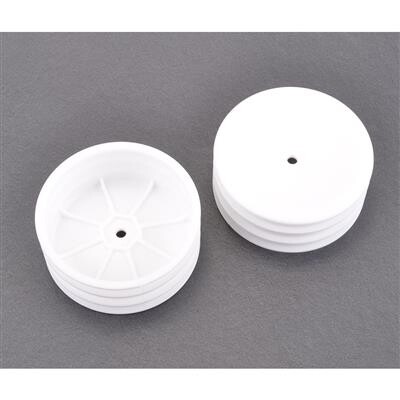 U4368 SCHUMACHER WHEEL HEX FRONT WHITE 2WD