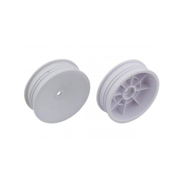 as91757 TEAM ASSOCIATED 2WD FRONT SLIM WHEEL 12MM HEX 2.2 WHITE