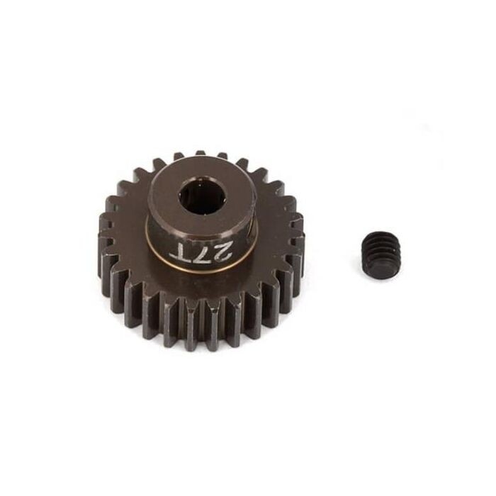 ASSOCIATED FACTORY TEAM ALUM. PINION GEAR 27T 48DP 1/8"SHAFT