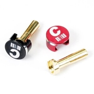 CENTRO LOWPRO HEATSINK PLUG CONNECTOR GRIPS W/5MM BULLETS