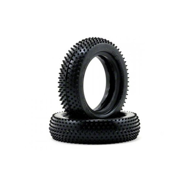 CLEARANCE U6609 SCHUMACHER MINI PIN SLIM BUGGY TYRES - YELLOW -