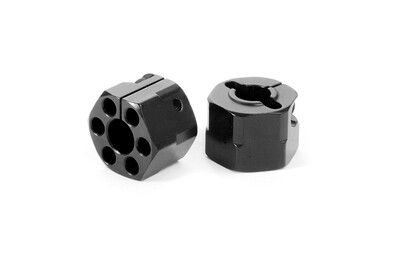 XR365360 XRAY ALU WHEEL HUB 12MM OFFSET +4.5MM (2)