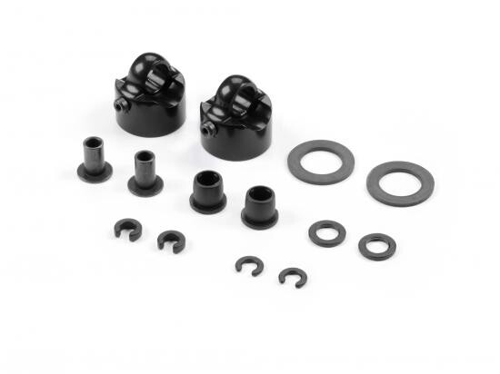 XRay Alu Shock Cap-Nut With Vent Hole (2)