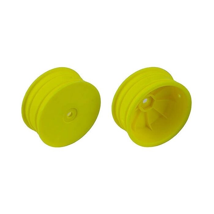 XRay 4Wd Front Wheel Aerodisk With 12mm Hex Ifmar - Yellow - Hard (2)