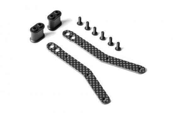 Clearance xray Graphite Chassis Side Guard Brace For Bent Sides Chassis (2)