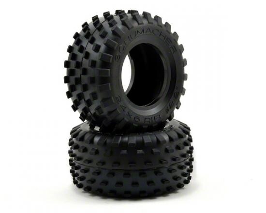 Schumacher Stagger Rib 2.2 Truck Tyres - Yellow (2)