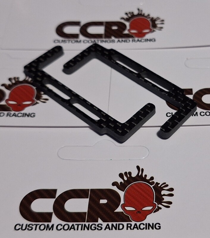 CCR 10th scale carbon fibre lipo battery holders