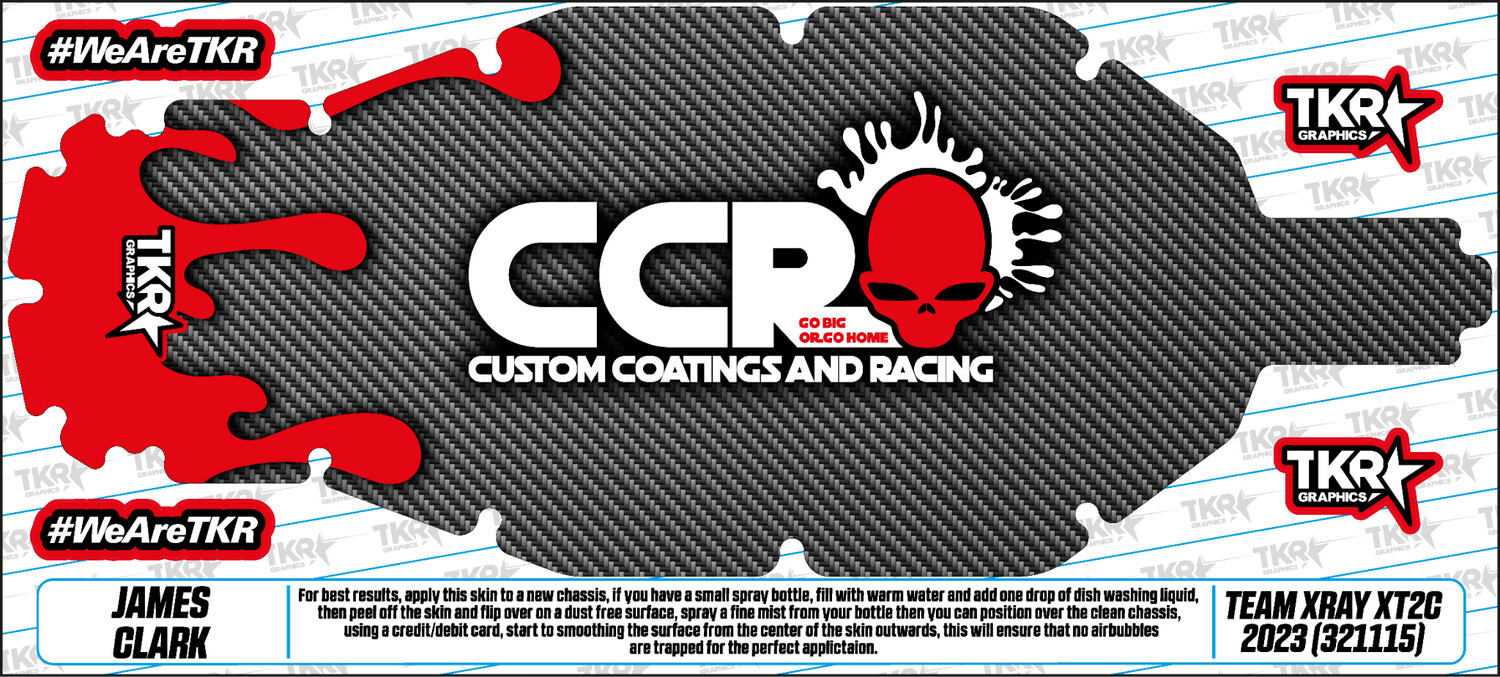 CCR Xray xt2 chassis wrap 321115 CCR Xray xt2 chassis wrap 321115