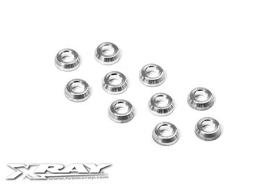XRay Alu Conical Shim 3X6X2.0mm (10)