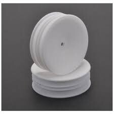 Schumacher Slim 2WD Front Hex Buggy Wheel - White