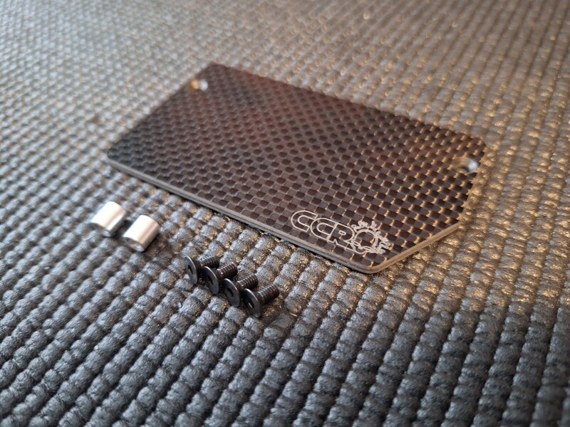 CCR XRAY XB8E CARBON FIBRE ESC PLATE