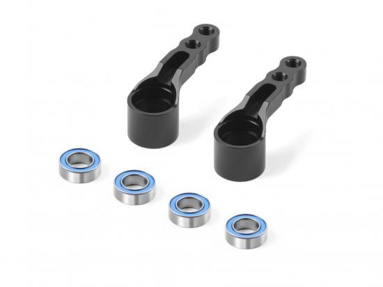 XRay Alu Steering Arm For 1-Piece Chassis - Swiss 7075 T6 (2)