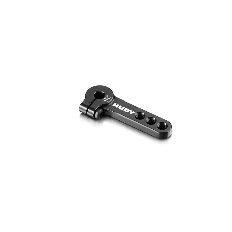 DY293409 - HUDY ALU CLAMP SERVO HORN - FUTABA, SAVOX - 3-HOLE M3 - 25T