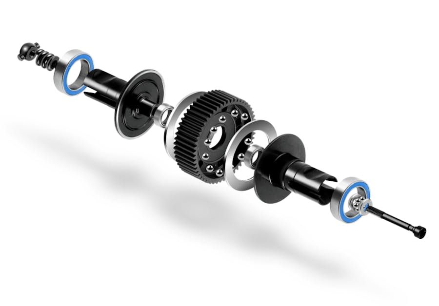 XR325003 - TEAM XRAY BALL ADJUSTABLE DIFFERENTIAL - LCG - SET - HUDY SPRING STEEL